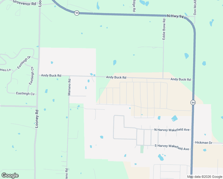 map of restaurants, bars, coffee shops, grocery stores, and more near 10209 Andy Buck Road in Pea Ridge