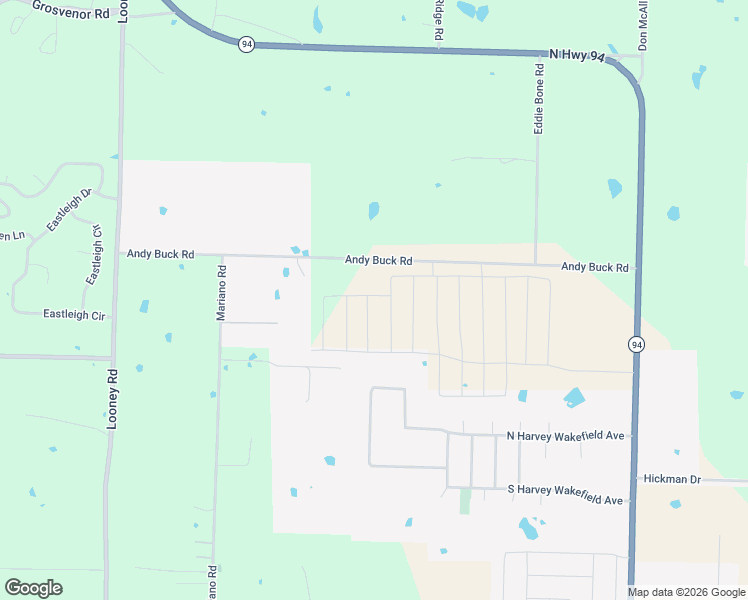 map of restaurants, bars, coffee shops, grocery stores, and more near 10209 Andy Buck Road in Pea Ridge
