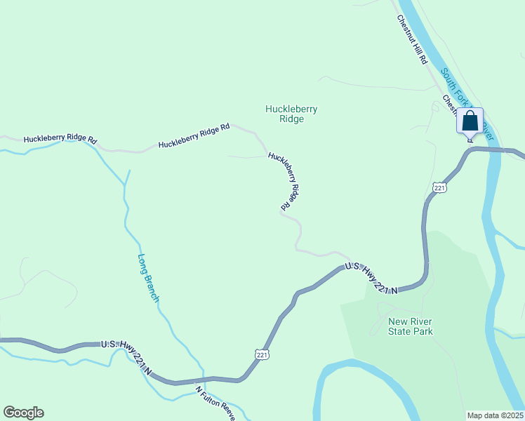 map of restaurants, bars, coffee shops, grocery stores, and more near 3950 Huckleberry Ridge Road in Crumpler
