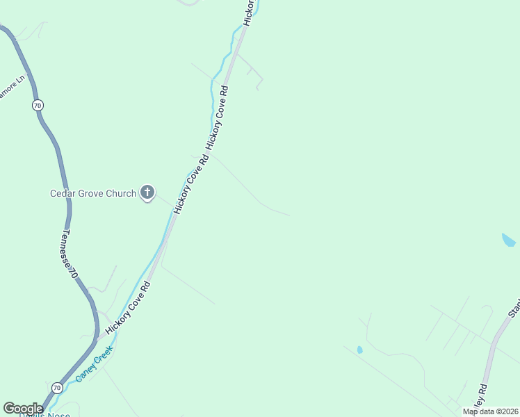 map of restaurants, bars, coffee shops, grocery stores, and more near 116-156 Allen Lane in Rogersville