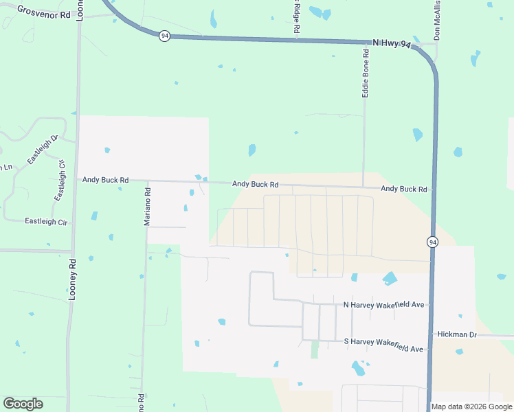 map of restaurants, bars, coffee shops, grocery stores, and more near 10209 Andy Buck Road in Pea Ridge