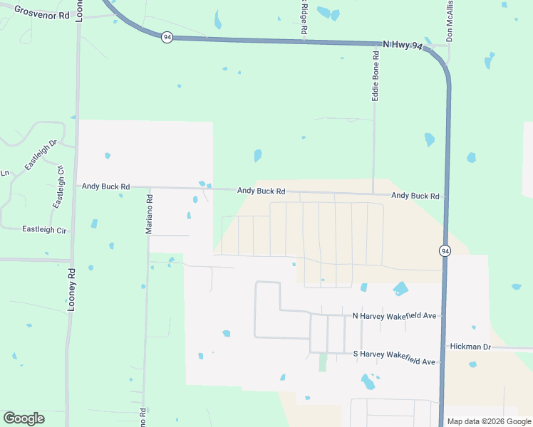 map of restaurants, bars, coffee shops, grocery stores, and more near 10209 Andy Buck Road in Pea Ridge