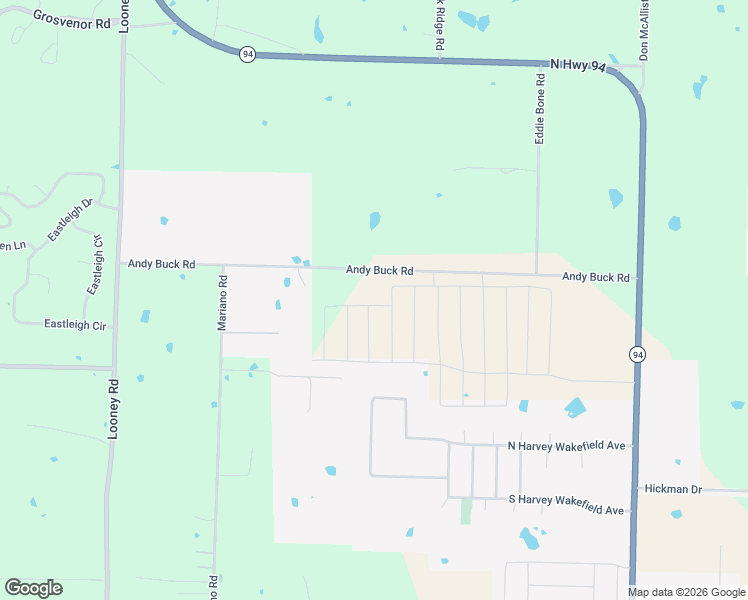 map of restaurants, bars, coffee shops, grocery stores, and more near 10209 Andy Buck Road in Pea Ridge