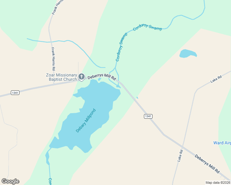 map of restaurants, bars, coffee shops, grocery stores, and more near 1428 Deberrys Mill Road in Conway
