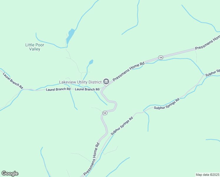 map of restaurants, bars, coffee shops, grocery stores, and more near 1706 Pressmens Home Road in Rogersville