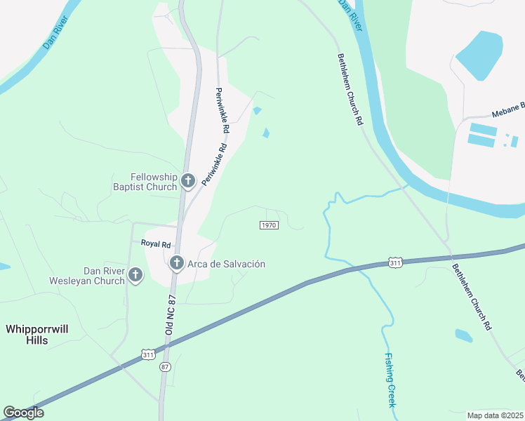 map of restaurants, bars, coffee shops, grocery stores, and more near 349 Garden Road in Eden