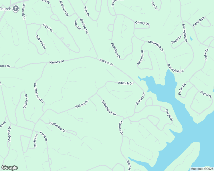 map of restaurants, bars, coffee shops, grocery stores, and more near 23 Kinloch Drive in Bella Vista