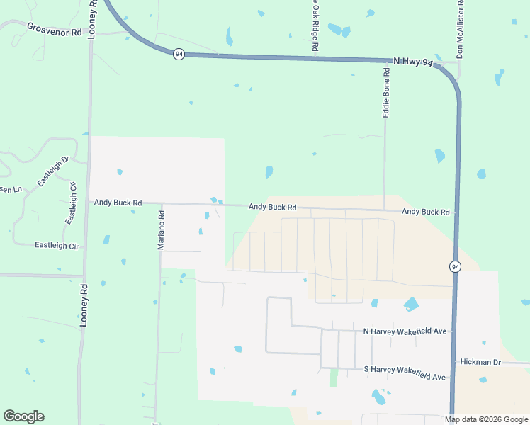 map of restaurants, bars, coffee shops, grocery stores, and more near 10209 Andy Buck Road in Pea Ridge