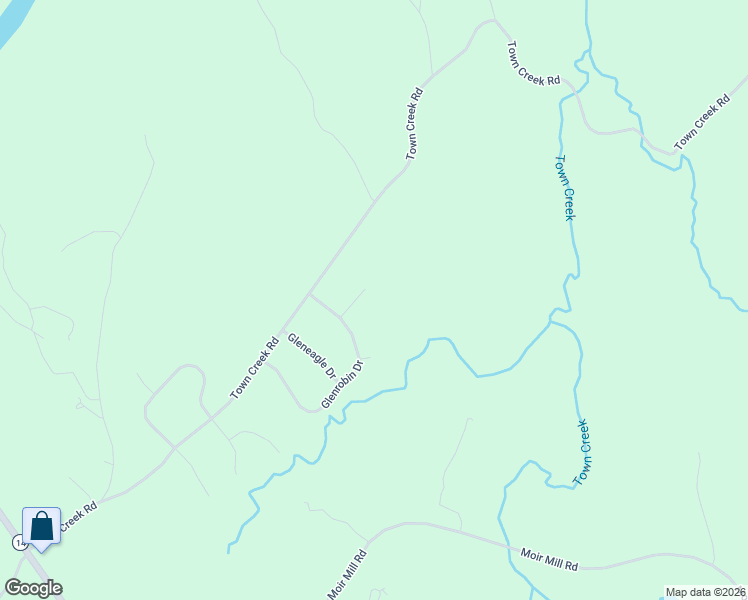 map of restaurants, bars, coffee shops, grocery stores, and more near 320 Glenrobin Drive in Eden