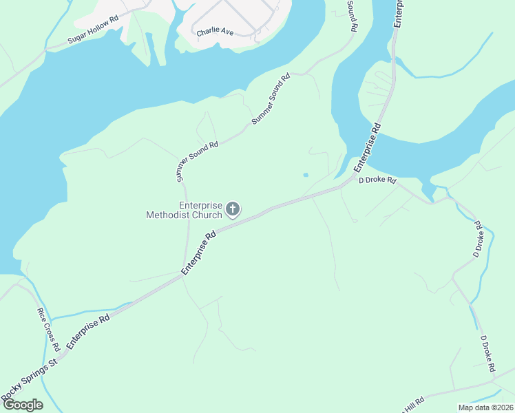 map of restaurants, bars, coffee shops, grocery stores, and more near 1953 Enterprise Road in Piney Flats