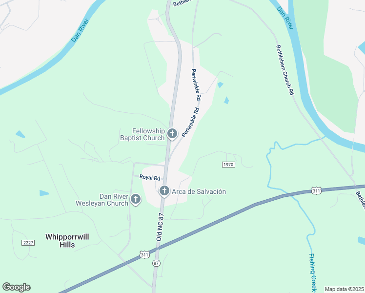 map of restaurants, bars, coffee shops, grocery stores, and more near 11965 Old State Highway 87 in Eden