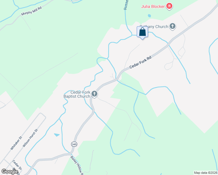 map of restaurants, bars, coffee shops, grocery stores, and more near 885 Cedar Fork Road in Tazewell