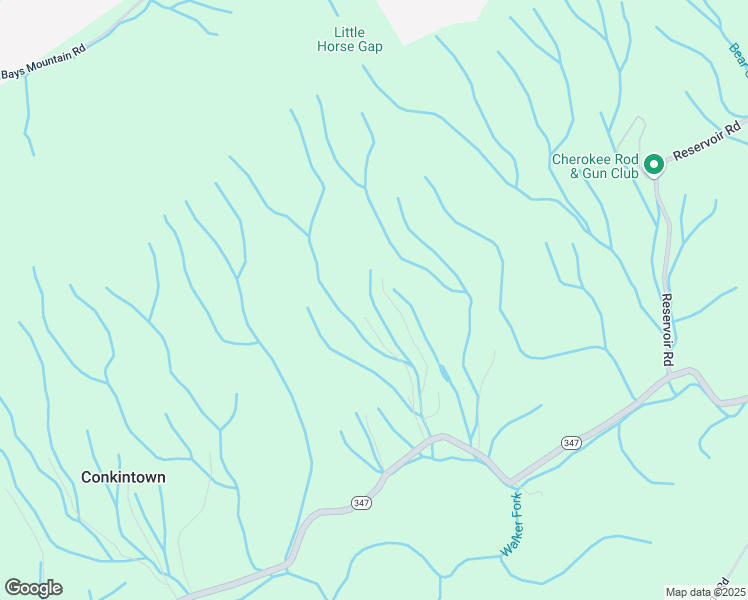 map of restaurants, bars, coffee shops, grocery stores, and more near 601 Little Horse Gap Private Drive in Kingsport