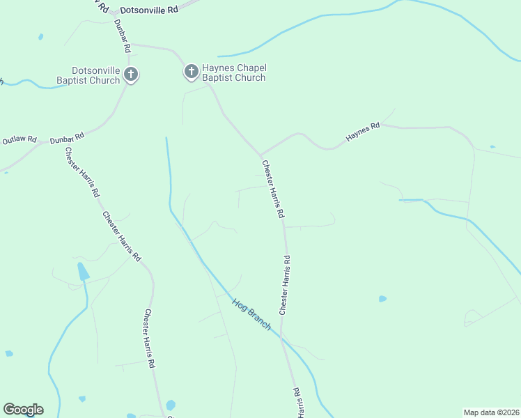 map of restaurants, bars, coffee shops, grocery stores, and more near 2067 Chester Harris Road in Woodlawn