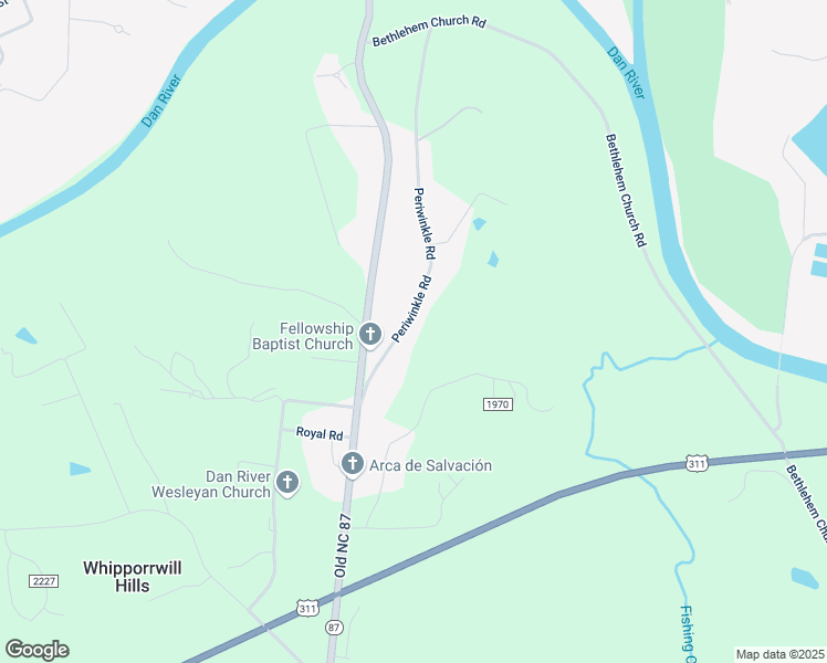 map of restaurants, bars, coffee shops, grocery stores, and more near 221 Periwinkle Road in Eden