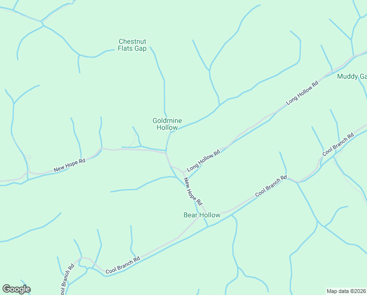 map of restaurants, bars, coffee shops, grocery stores, and more near 2934 New Hope Road in Sneedville