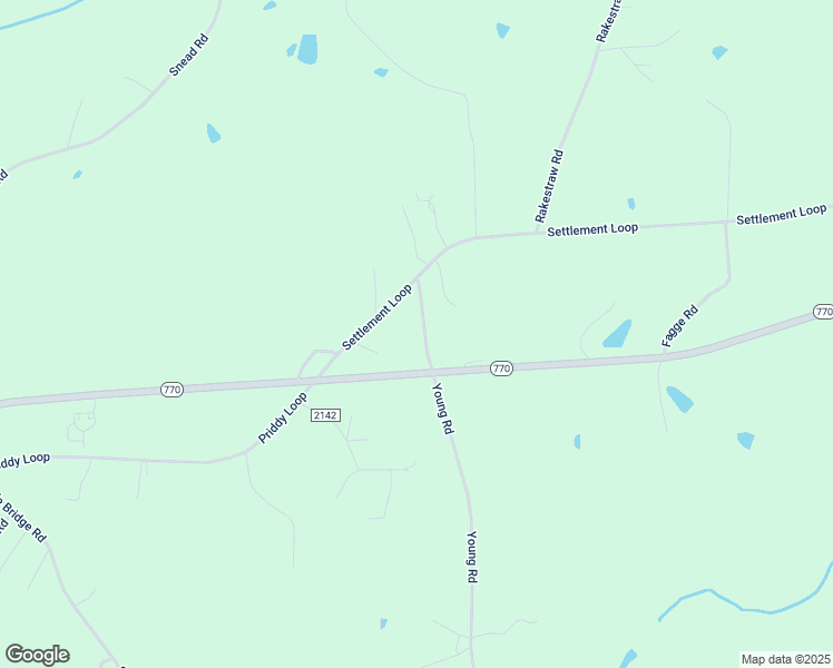 map of restaurants, bars, coffee shops, grocery stores, and more near 1012 Young Road in Stoneville