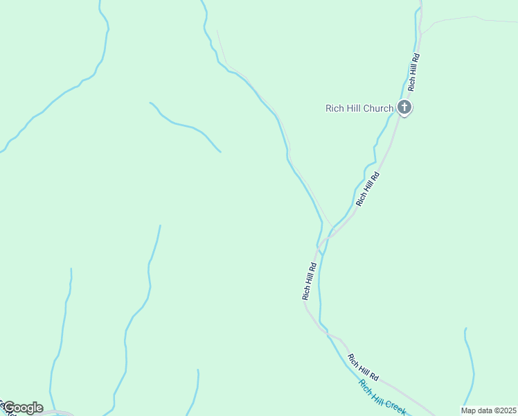map of restaurants, bars, coffee shops, grocery stores, and more near 1717 Rich Hill Road in Creston