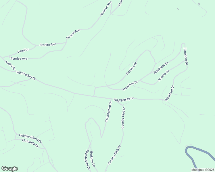 map of restaurants, bars, coffee shops, grocery stores, and more near 1 Cochise Drive in Eureka Springs