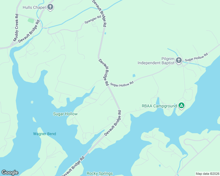 map of restaurants, bars, coffee shops, grocery stores, and more near 2898 Devault Bridge Rd in Sullivan