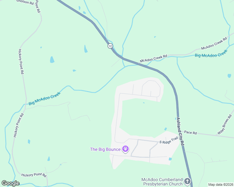 map of restaurants, bars, coffee shops, grocery stores, and more near 1034 South Ridge Trail in Clarksville