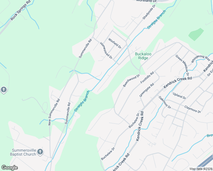 map of restaurants, bars, coffee shops, grocery stores, and more near 1241 Eastbrook Drive in Kingsport