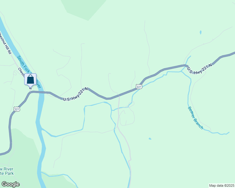 map of restaurants, bars, coffee shops, grocery stores, and more near 11459 U.S. Highway 221 North in Scottville
