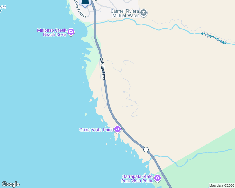 map of restaurants, bars, coffee shops, grocery stores, and more near 31475 California 1 in Carmel