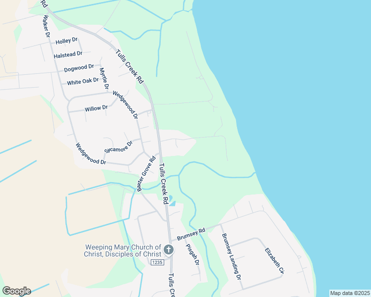 map of restaurants, bars, coffee shops, grocery stores, and more near 135-137 Sanderson Ct in Currituck