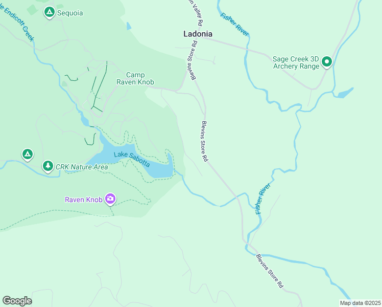 map of restaurants, bars, coffee shops, grocery stores, and more near 311 Honey Locust Lane in Mount Airy