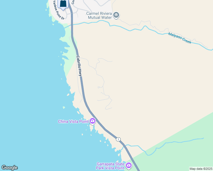 map of restaurants, bars, coffee shops, grocery stores, and more near 31453 California 1 in Carmel-by-the-Sea