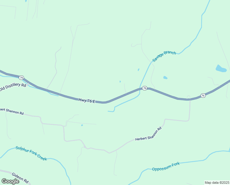 map of restaurants, bars, coffee shops, grocery stores, and more near 7070 Tennessee 76 in Springfield