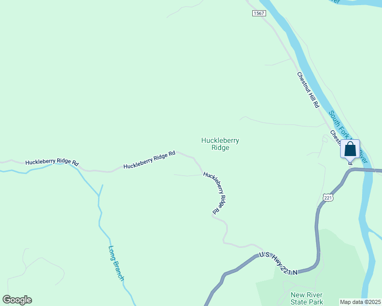 map of restaurants, bars, coffee shops, grocery stores, and more near 3543 Huckleberry Ridge Road in Crumpler