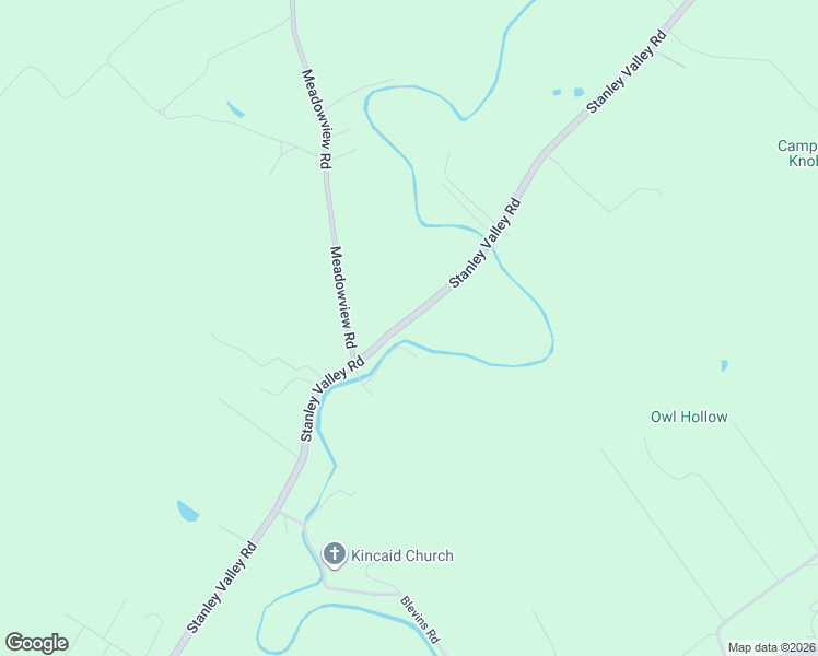 map of restaurants, bars, coffee shops, grocery stores, and more near 837 Stanley Valley Road in Rogersville