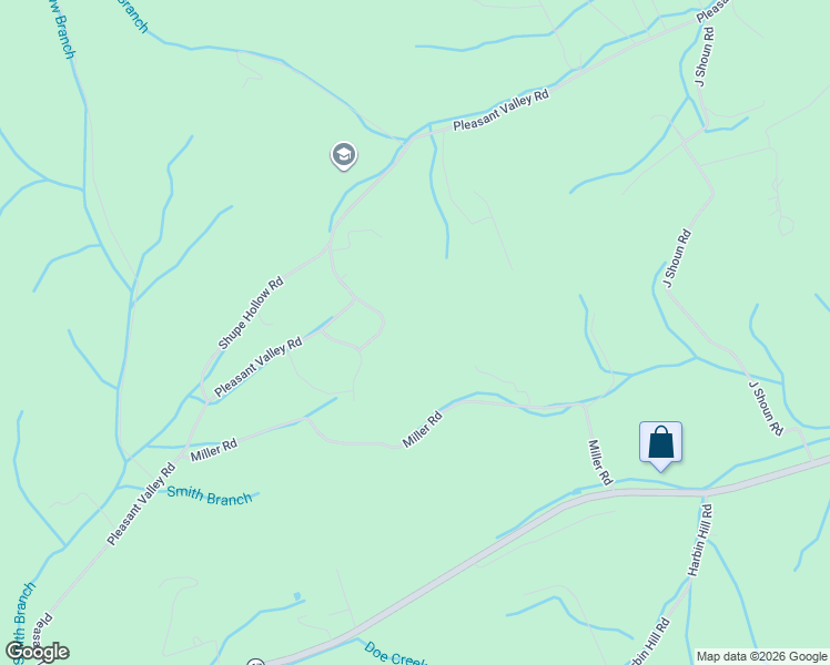 map of restaurants, bars, coffee shops, grocery stores, and more near 211 Wm Hawkins Lane in Mountain City