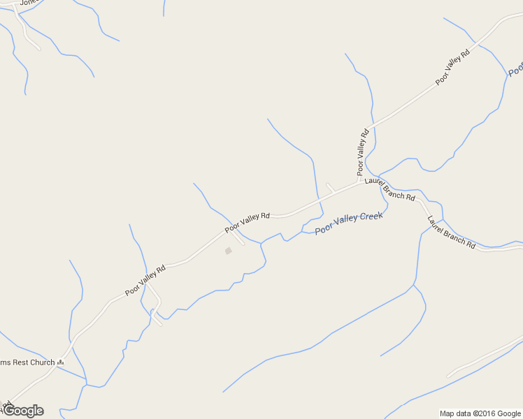 map of restaurants, bars, coffee shops, grocery stores, and more near 1399 Poor Valley Road in Rogersville