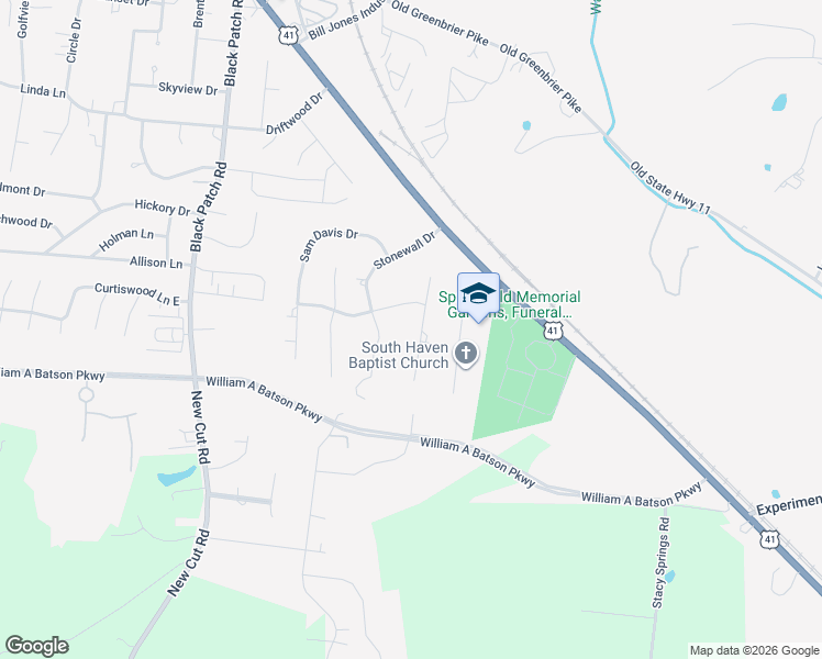map of restaurants, bars, coffee shops, grocery stores, and more near 301 Mosley Drive in Springfield