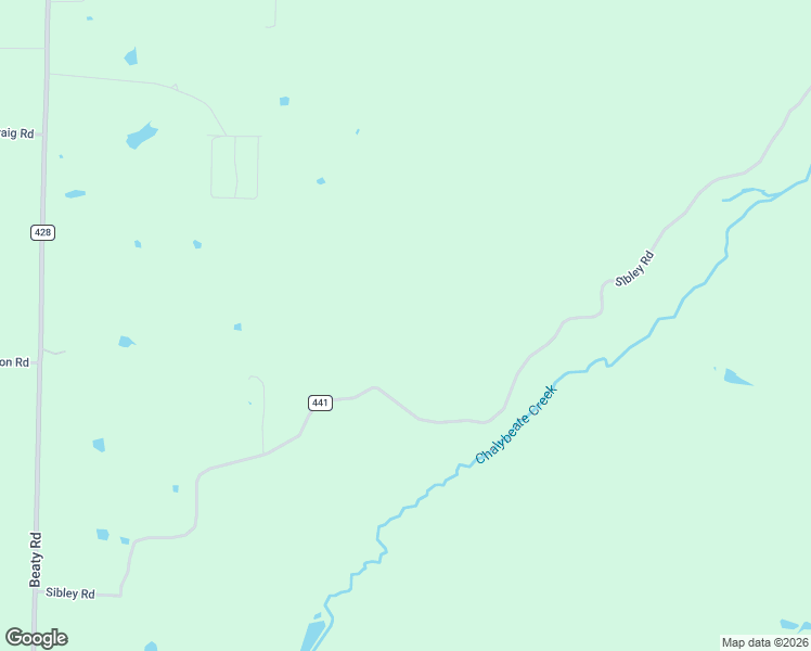 map of restaurants, bars, coffee shops, grocery stores, and more near 21722 Sibley Road in Sulphur Springs