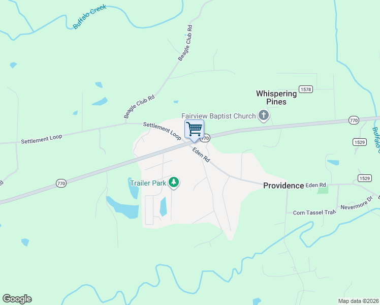 map of restaurants, bars, coffee shops, grocery stores, and more near 6290 North Carolina 770 in Stoneville