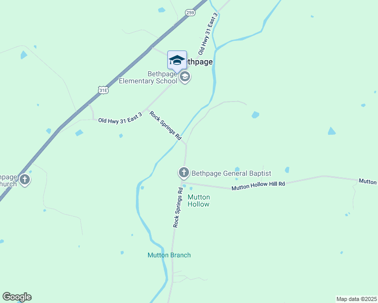 map of restaurants, bars, coffee shops, grocery stores, and more near 1520 Rock Springs Road in Bethpage