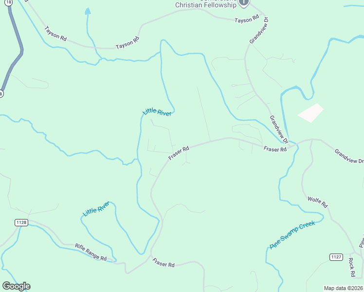 map of restaurants, bars, coffee shops, grocery stores, and more near 607 Fraser Road in Sparta