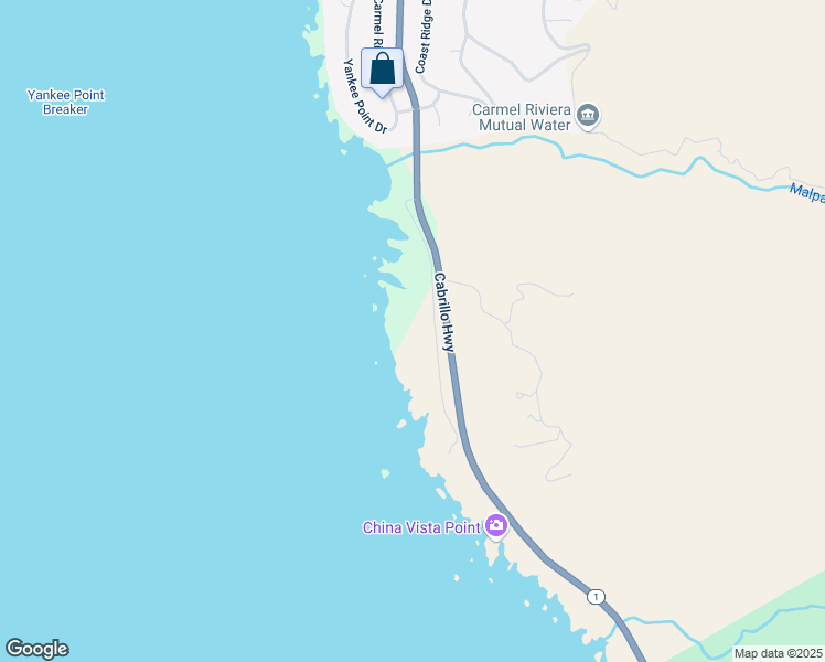 map of restaurants, bars, coffee shops, grocery stores, and more near 30830 Aurora Del Mar in Carmel-by-the-Sea