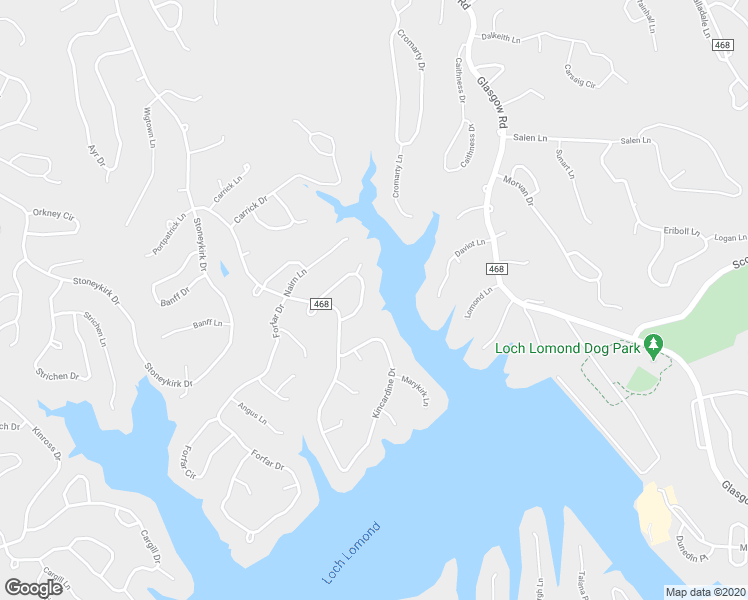 map of restaurants, bars, coffee shops, grocery stores, and more near 23 Kincardine Circle in Bella Vista