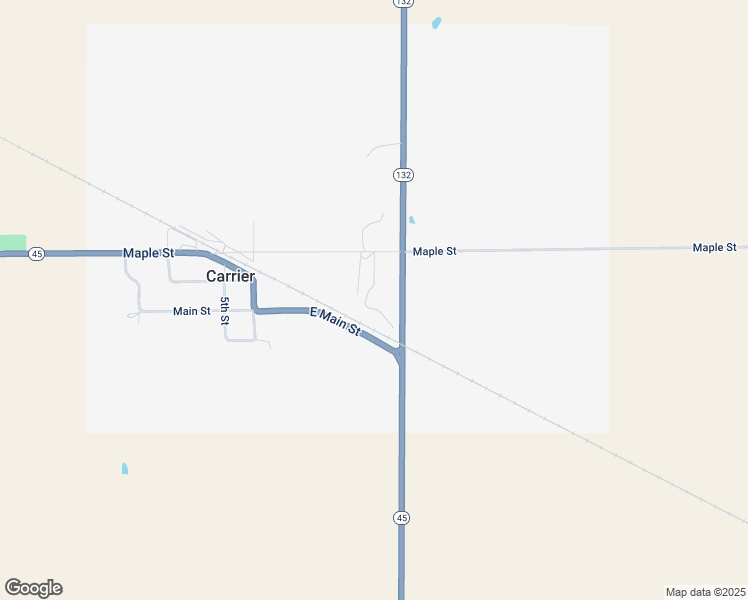 map of restaurants, bars, coffee shops, grocery stores, and more near 501 Maple Street in Carrier