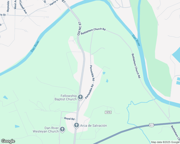 map of restaurants, bars, coffee shops, grocery stores, and more near 356 Periwinkle Road in Eden