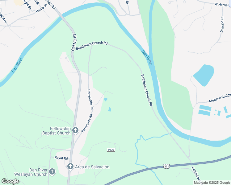 map of restaurants, bars, coffee shops, grocery stores, and more near 228 Nature Lane in Eden