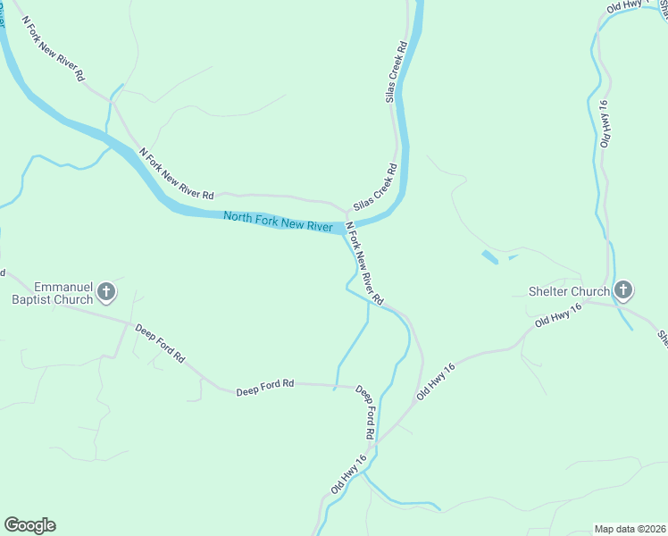 map of restaurants, bars, coffee shops, grocery stores, and more near 581 North Fork New River Road in Lansing