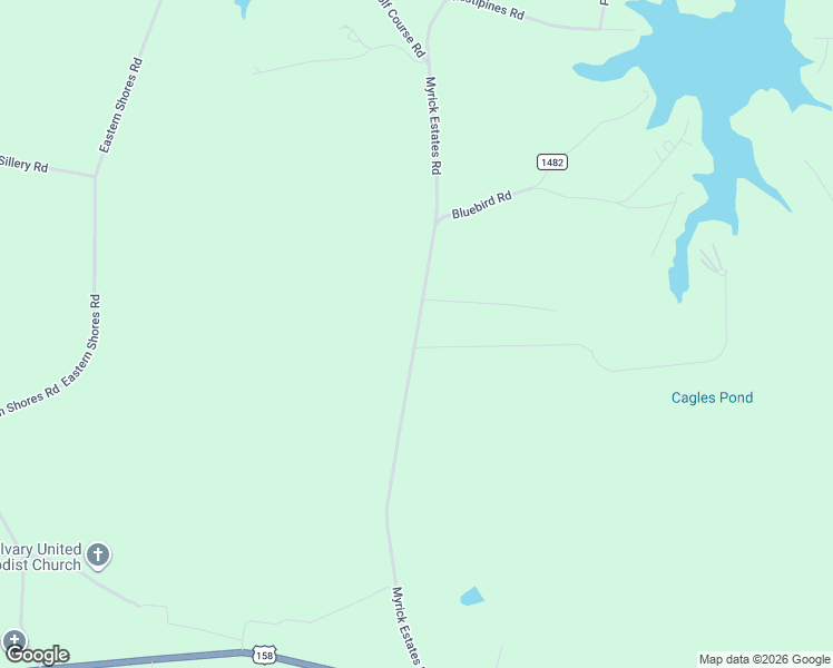 map of restaurants, bars, coffee shops, grocery stores, and more near State Road 1458 in Halifax County
