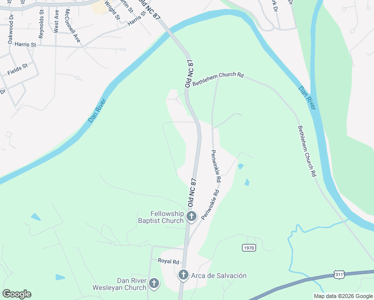 map of restaurants, bars, coffee shops, grocery stores, and more near 12142 Old State Highway 87 in Eden