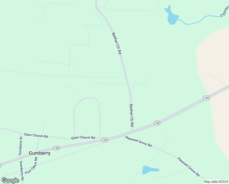 map of restaurants, bars, coffee shops, grocery stores, and more near 245 Bethel Church Road in Seaboard
